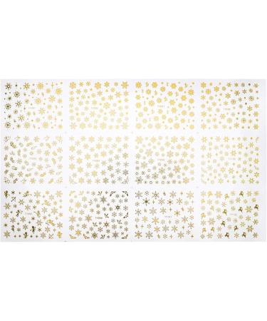 2 Sheet Christmas Nail Stickers Christmas Self- Adhesive Nail Decals Christmas Nail Decals Diy Decoration Snowflake Nail Stickers Halloween Nail Sticker Winter Sequins 3d - Buy Online on GoSupps.com