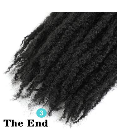 Ayana Marley Hair - 3 Packs 24 Braiding Hair for Faux Locs & Crochet (1B) | Synthetic Afro Extensions - Buy Online on GoSupps.com