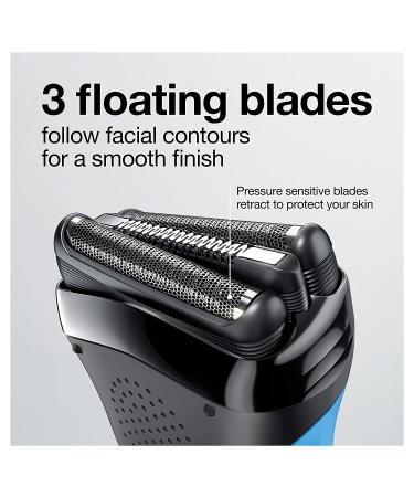Braun Series 3 310s Electric Foil Shaver for Men | Rechargeable Wet & Dry Shaver - Buy Online on GoSupps.com