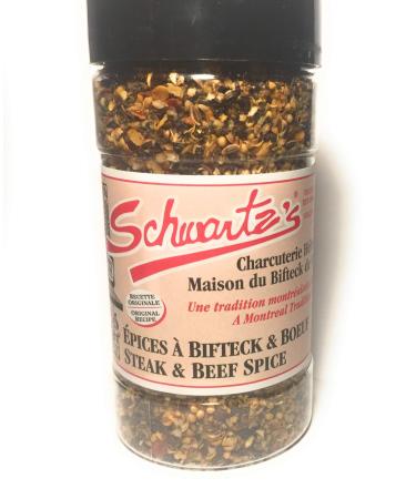 Schwartz's Steak and Beef Spice Made in Montreal 160 Grams