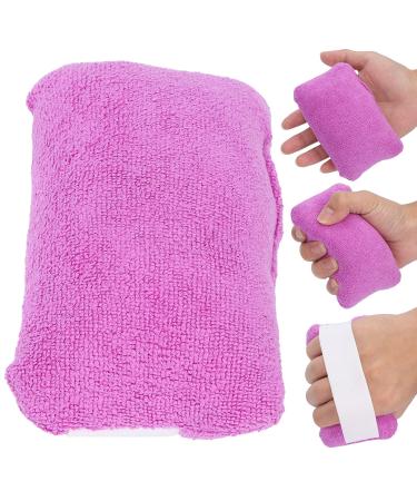 Finger Contracture Grips Cushion Palm Grips Hand Contracture Cushions Grabbing Pad with Elastic Band for Elderly Bedridden Patients