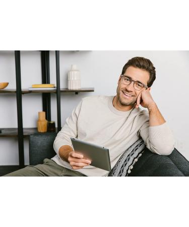 Peepers Orion Round Blue Light Blocking Reading Glasses - 129mm +2.25 | Shop Internationally - Buy Online on GoSupps.com