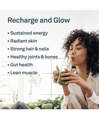 Organika Enhanced Collagen Vitality with Organic Matcha Powder- Sustained Energy and Antioxidant Collagen- 250g - Buy Online on GoSupps.com