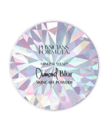 Physicians Formula Mineral Wear Diamond Blur Skincare Powder, Translucent Face Powder with Blur and Pore Diffusion, Long-Lasting Matte Powder, Translucent