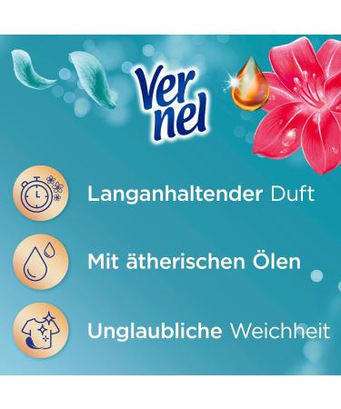 Venel Aromatherapy Maledive Fabric Softener 12x37 WL - Long-Lasting Laundry Scent with Essential Oils 444 Washloads 814ml Recyclable Bottle - Fresh 24/7 - Buy Online on GoSupps.com