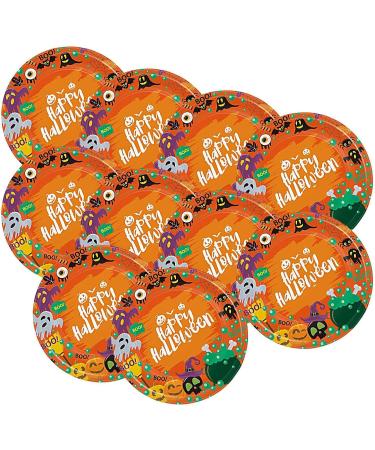 Shakven Orange Pumpkin Plates - Dinner Plates Paper Plates Pumpkin Shaped Elegant Pumpkin Plates Sturdy & Safe for Halloween Celebrations Wedding Decorations 9 Inches - Buy Online on GoSupps.com