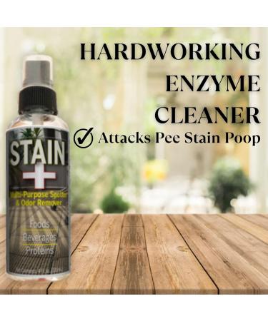 URINE FREE - Stain Plus 4 Oz / 118 ml - Eliminates Stains & Odors - Contains a Fragrance - Multipurpose Spotter & Odor Remover - Works On All Surfaces & Fabrics - Restaurants Home Pack of 1 - Buy Online on GoSupps.com