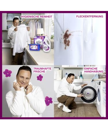 Lenor All-in-1 Detergent Pods - 98 Wash Loads Color Protection Amethyst Flower Dream - Fresh Laundry 2 Pack (49 Pieces Each) - Buy Online on GoSupps.com