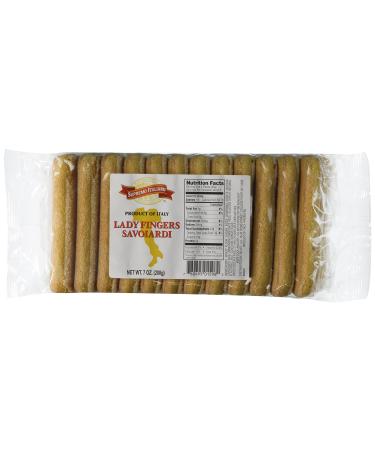 Supremo Italiano (Product of Italy) Savoiardi Lady Fingers, 7-Ounce Packages (Pack of 4)