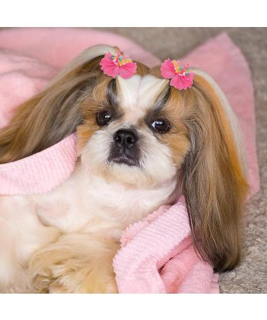 Chumia 100 Pcs Dog Hair Bows for Small Dogs - Cute Hair Accessories for Puppy Grooming - Pet Bowknot for Girl Cat Poodle Shih Tzu - Large & Small Dogs - Buy Online on GoSupps.com