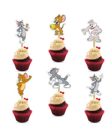 Seyal Tom & Jery Cupcake Topper Tom & Jerry Cupcake Topper