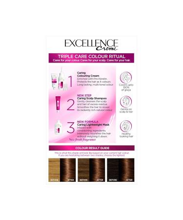 L'Oreal Paris Excellence 5.3 Golden Brown Hair Color - Pack of 3 | International Shipping Available - Buy Online on GoSupps.com