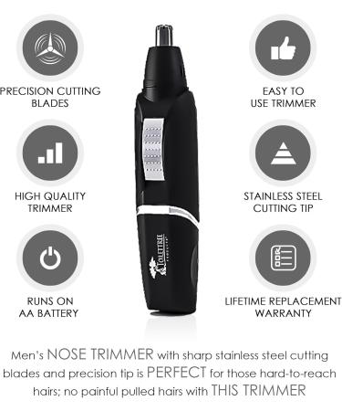 ToiletTree Nose Trimmer - Precision Stainless Steel Water-Resistant & Washable | International Shipping Available - Buy Online on GoSupps.com