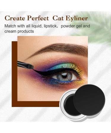 AQUEEN Eyeliner Brush Set - 3 PCS Precision Gel Fine Brushes | Ultra Thin Flat and Angled Brushes for Makeup Tools - Buy Online on GoSupps.com