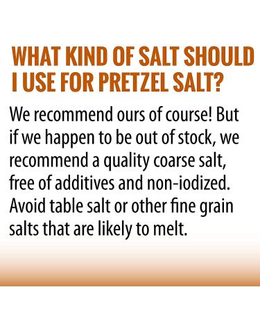 Pretzel Sea Salt - Premium All Natural Coarse Topping for Pretzels, Bagels & Breads - 1 lb pack by Sea Salt Superstore - Buy Online on GoSupps.com