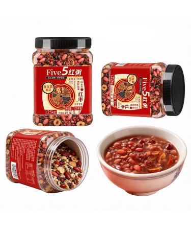 M lange De Bouillie Cinq Grains En Conserve De 1 25 Kg Petit-d jeuner Facile Cuisiner Suppl ment De Grains Entiers D licieux Et Polyvalent For Les Repas De Famille