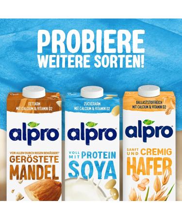 Alpro Sojabrink Original - Vegan & Lactose-Free Drink | High in Plant Proteins Calcium & Vitamins | 12 Pack (12 x 1L) UHT - Buy Online on GoSupps.com