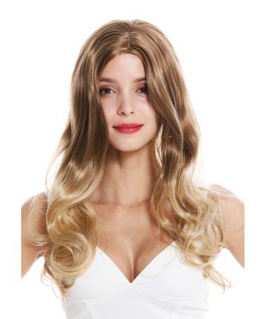 WIG ME UP - GFW3315A-6T15 ladies wig women long wavy middle parting brown blonde mix