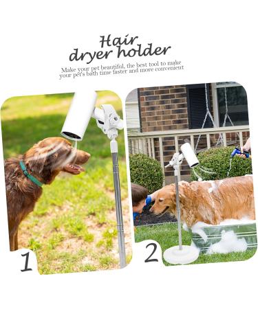 Pet Hair Dryer Holder & Stand | Universal Blow Dryer Fixator for Grooming | Hair Dryer Floor Stand - Buy Online on GoSupps.com