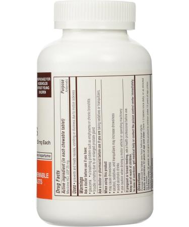 Meclizine Chewable Tablets 25mg - Bottle of 1000 | Fast-Acting Relief for Nausea & Vertigo - Buy Online on GoSupps.com