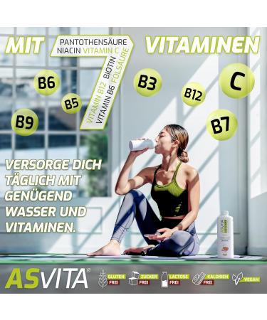 AsVita Co KG AsVita syrup without sugar ASVita Fresh Mix 1801 liter bottle sugarfree drink syrup 26 tasty flavors iced tea lemon iced tea lemon 1 l 1er Pack - Buy Online on GoSupps.com