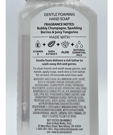 Bath & Body Works Holiday Trio Gentle Foaming Hand Soap Set - Winter Candy Apple Vanilla Bean Noel Champagne Toast - Shop Internationally - Buy Online on GoSupps.com