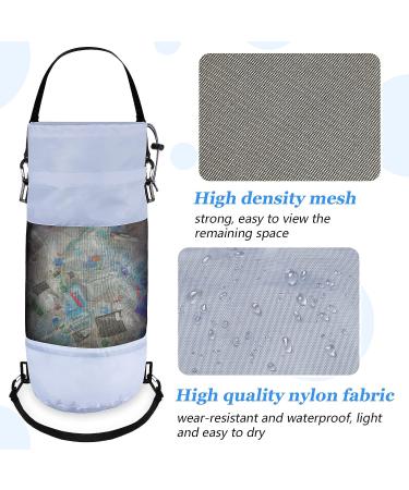 Portable Boat Trash Bag - Reusable Mesh Container for Boats, Kayaks, and Campers - Gray - Buy Online on GoSupps.com