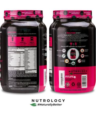Nutrology TRIPACT Protein Powder 7-in-1 Meal Replacement Shake Superberry (40 Servings) Zen Natural Magnesium Supplement (30 Servings) - Buy Online on GoSupps.com