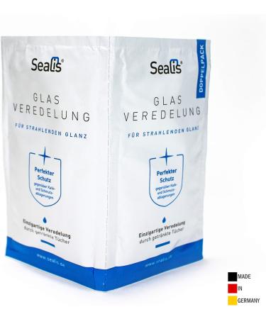 Nano Glass Seal with Pearling Effect - Water-Repellent Finish Anti Limescale for Window Panes Shower Bathroom I Sealis I Made in Germany - Buy Online on GoSupps.com