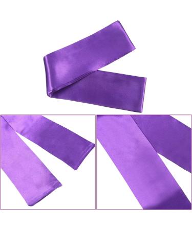 Shappy 4 Pack Satin Eye Mask Blindfold Set - 150 cm - Black and Purple - Buy Online on GoSupps.com
