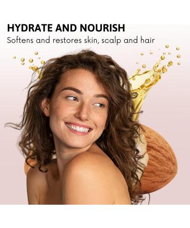 Best of Nature 100% Pure Sweet Almond Massage & Body Oil Deep Moisturizing Unscented Oil for Hair Skin Face & Aromatherapy Ideal Carrier Oil for Essential Oils (8 fl oz) 8 Fl Oz (Pack of 1) - Buy Online on GoSupps.com