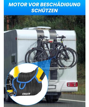 COICER Ebike Mid-Engine Protective Cover | Bike Rack Transport & Motor Protection | Fits Bosch Brose Shimano Yamaha & Specialized | Rain Protection Accessory - Buy Online on GoSupps.com