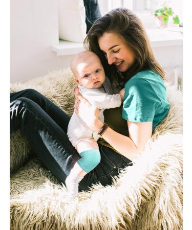 SATINIOR 6 Pairs Anti-Slip Baby Knee Pads in Black, Green, Gray, Blue - Toddler Leg Warmers for Crawling - Knee Protectors for Toddlers - Buy Online on GoSupps.com