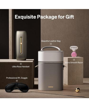 Ulike Rose IPL Hair Removal Device for Women & Men - Long-lasting, Nearly Painless Hair Removal with Skin Rejuvenation - Body, Face, Bikini - Buy Online on GoSupps.com