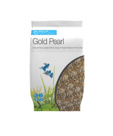 Gold Pearl 10lb Gravel Substrate for Aquariums, terrariums and vivariums