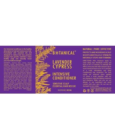 Botanical Hair Growth Conditioner for Sensitive Scalps | Anti-Hair Loss Lavender Conditioner | Thinning Hair Solutions for Women & Men | 10.2 Fl Oz - Cypress - Buy Online on GoSupps.com