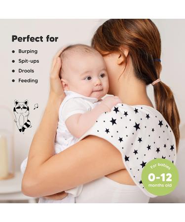 KeaBabies Organic Burp Cloths 5 Pack - Premium Soft & Absorbent for Adventurers - Buy Online on GoSupps.com