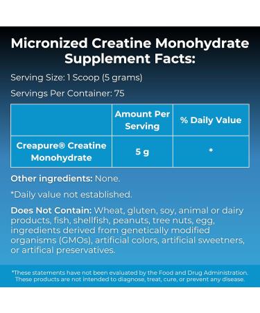 MYOXCIENCE Micronized Creavitalis Creatine | The World s Purest Micronized Form of Creatine Monohydrate | Supports Muscle Performance Lean Body Mass & Cognition | 75 Servings - Buy Online on GoSupps.com