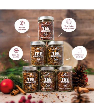 Better in the Glass Organic Tea Gift Set | 300 Portions of Chai & Fruit Loose Tea | Vegan & Sustainable Winter Tea Collection | Perfect Gift for Tea Lovers - Buy Online on GoSupps.com