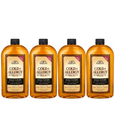 Village Naturals Therapy Cold & Allergy Bubble Bath, 20 oz, Pack of 4 - Buy Online on GoSupps.com
