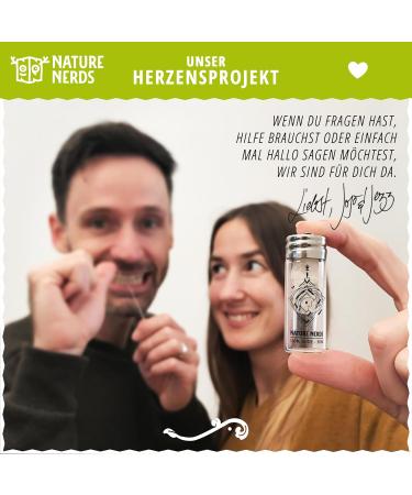 Nature Nerds Plastic-Free Natural Dental Floss in Glass Bottle Eco-Friendly & Waxed with Candelilla 30m - Buy Online on GoSupps.com
