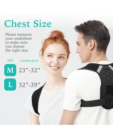 Posture Corrector - Adjustable Back & Shoulder Brace for Pain Relief | Improve Posture & Muscle Memory - Buy Online on GoSupps.com