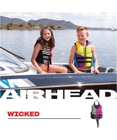 Airhead Wicked Kwik-Dry NeoLite Flex Life Jacket  US Coast Guard Approved  Child and Infant Sizes Children's Wicked - Buy Online on GoSupps.com