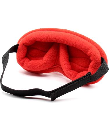Wild Essentials Infinity Fleece Luxury Sleep Mask - Sunset Red | Ultimate Relaxation and Comfort - Buy Online on GoSupps.com
