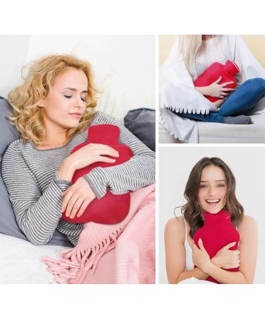 2L Red Heat Bottle Set - Soft Neck & Shoulder Heat Therapy for Kids | Large Bed & Neck Bottles - Buy Online on GoSupps.com
