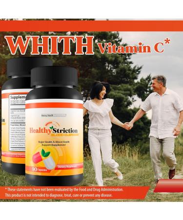 Healthy Striction Blood Cleanser - Top Blood Support & Sugar Balance Supplement for Optimal Circulatory Health - Buy Online on GoSupps.com
