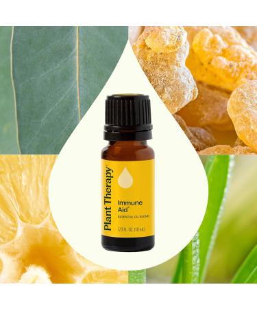Plant Therapy Immune Aid Essential Oil Blend 10 mL (1/3 oz) 100% Pure Undiluted Natural Aromatherapy Natural Immune Support Fresh Scent - Buy Online on GoSupps.com