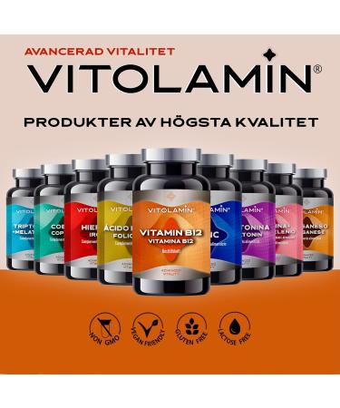 Serra Pamies Laboratories VITAMIN B12 VITOLAMIN 365 tablets Contributes to normal energy metabolism immune system and normal nerve function - Buy Online on GoSupps.com