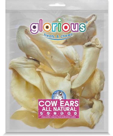 100% Natural Cow Ears for Dogs: Single-Ingredient High-Protein Delight Ensuring Optimal Health - The Perfect Long-Lasting Chewy Alternative to Pig Ears for Discerning Canine Palates 10 ct 10 count - Buy Online on GoSupps.com