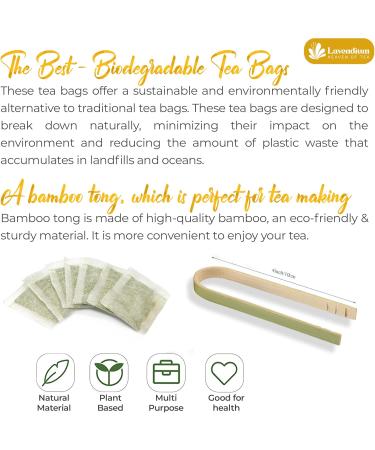 Lavendium Premium 30 Barley Tea Bags 100% Natural & Pure from Barley. Loose Barley Herbal Tea. Made with Natural Material Tea Bags. No Sugar No Caffeine No Gluten Vegan. - Buy Online on GoSupps.com